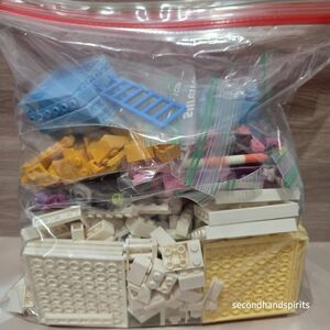 1+ LB Pound ~  Bricks Blocks Random Bulk Loose Variety Of Types And Colors.